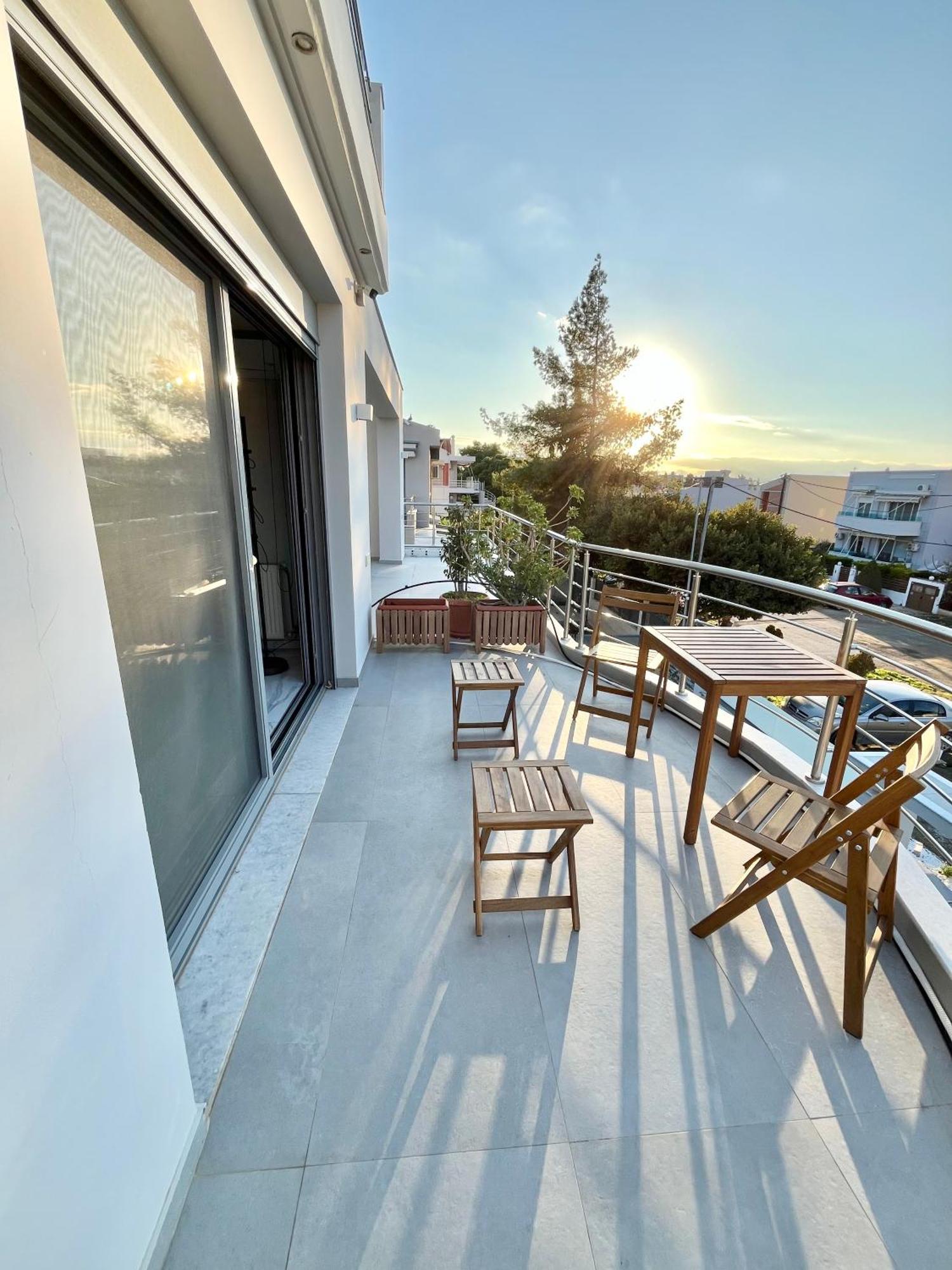 Blueline Apartment 1 Лоутраки Экстерьер фото